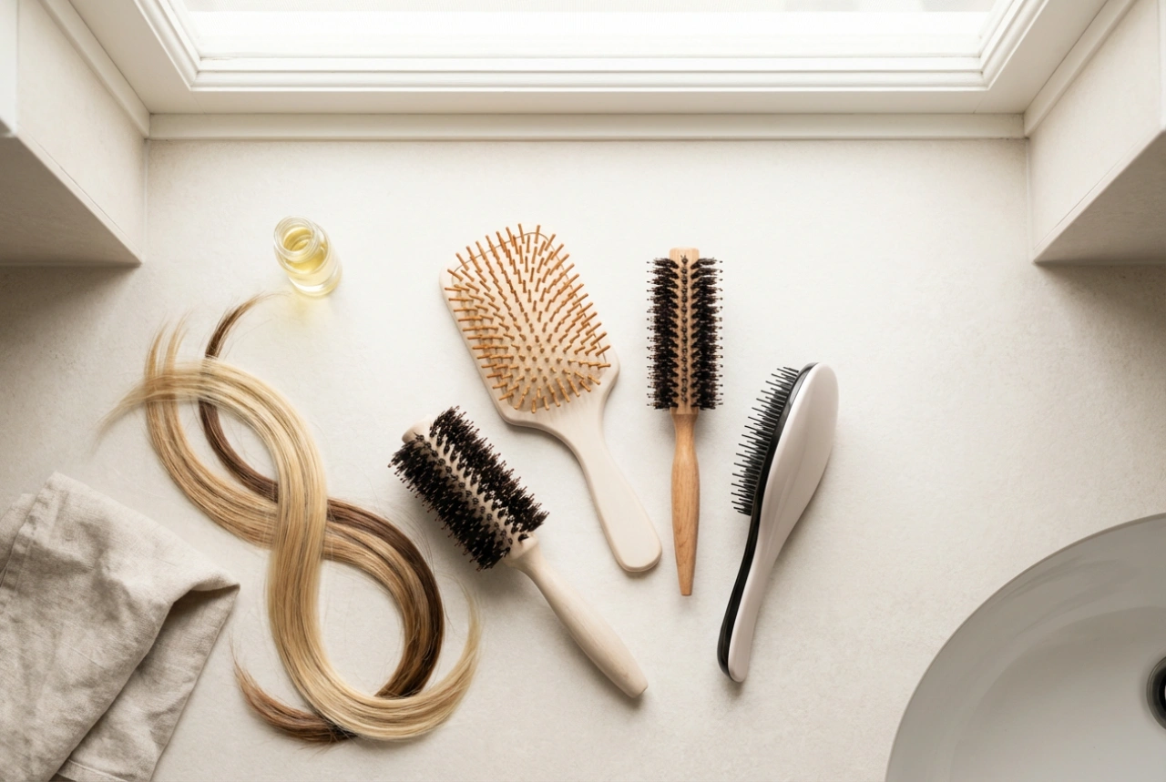 Brosses à cheveux : comment choisir selon son type de cheveux et démêler sans casser