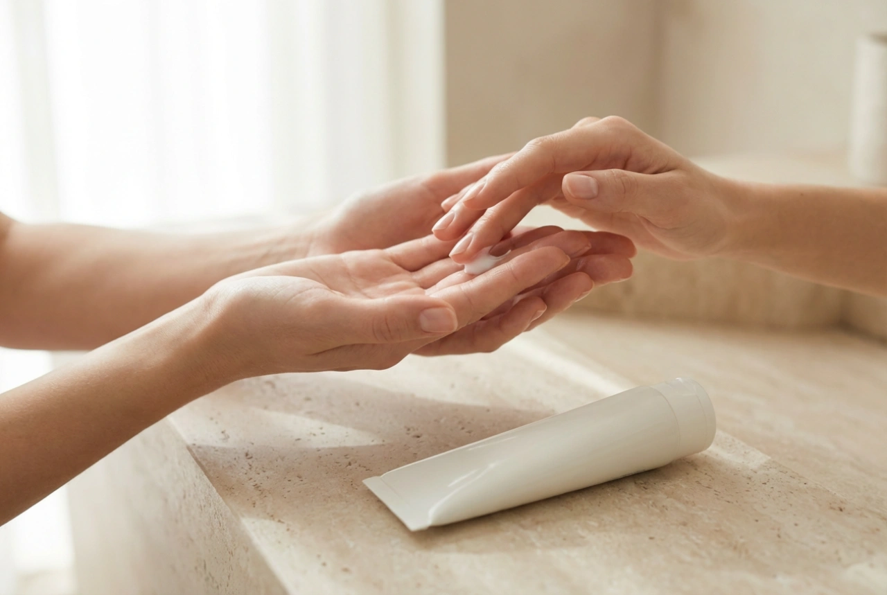 Gel hydroalcoolique pour les mains : application, quantité et protection de la peau contre la sécheresse
