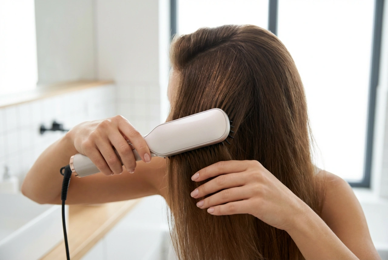 Le sèche-cheveux-brosse pour les débutants : coiffage, volume et lissage