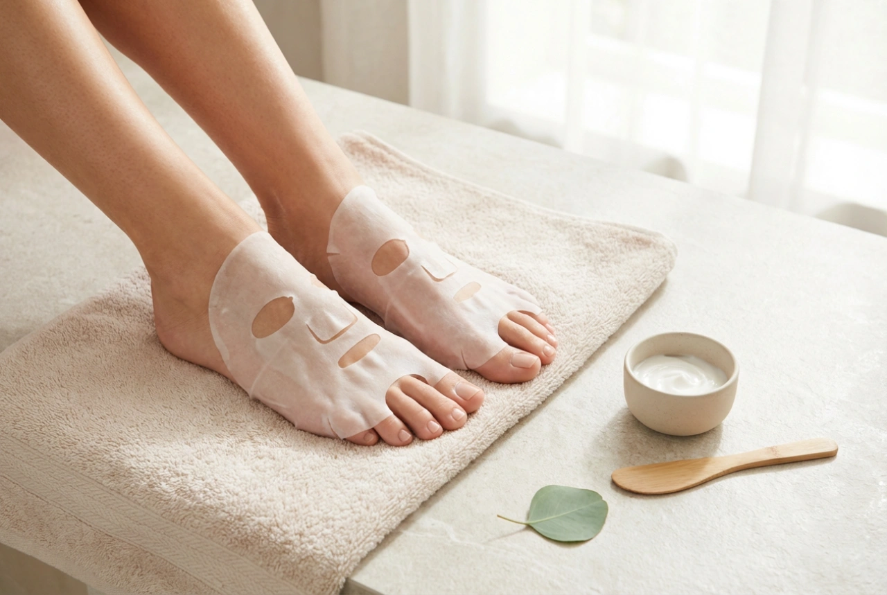 Masques pour les pieds : types, temps de pose et meilleure application
