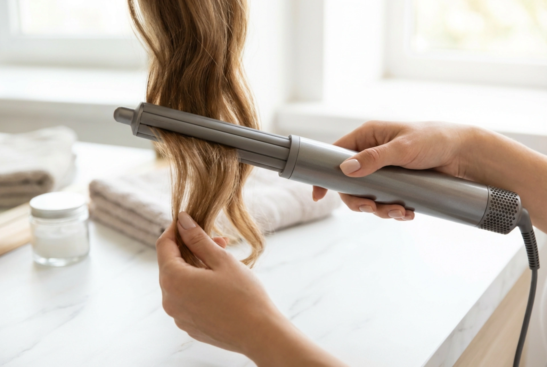Brosse soufflante rotative pour débutants : sens de rotation et tension des mèches