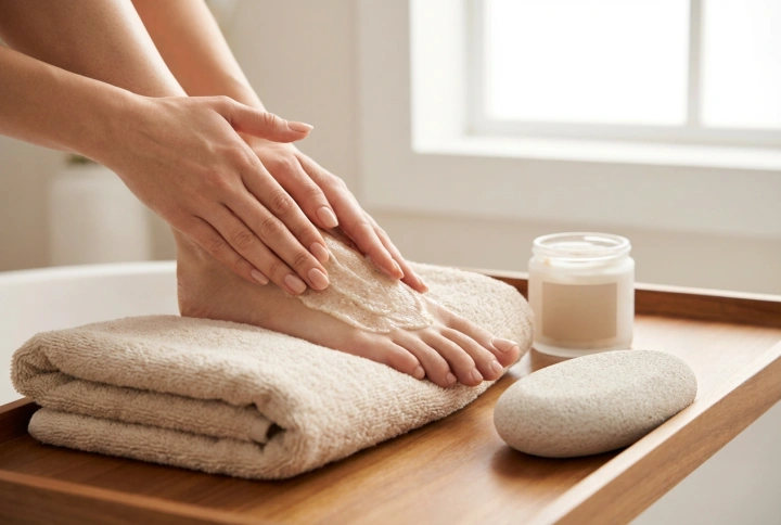 Gommage des pieds à la maison : types, fréquence et technique de massage