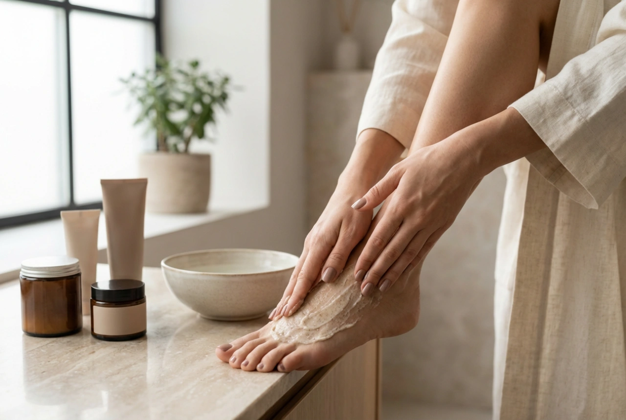 Le gommage des pieds dans la routine de soin : comment choisir le produit et masser