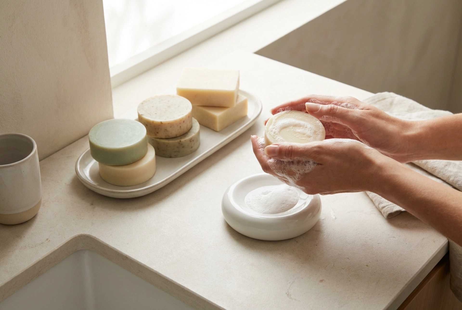 Le savon solide : comment le choisir, le faire mousser et le conserver sans l'altérer