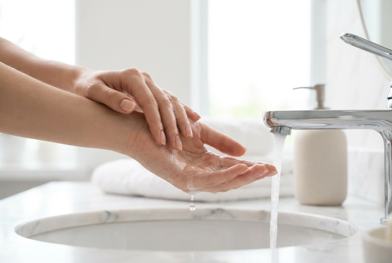 Savon liquide naturel : composition, pH et technique de lavage des mains