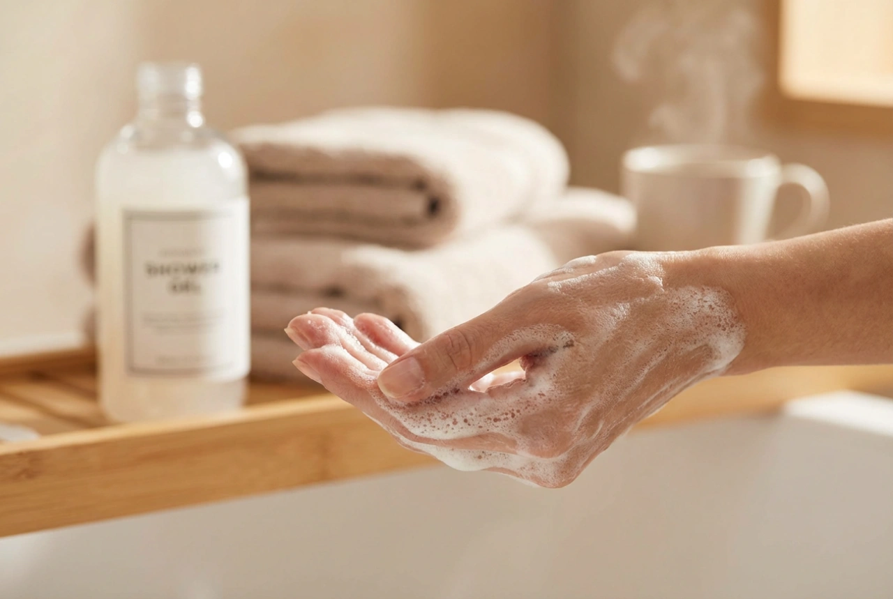 Gel douche crémeux pour l'hiver : comment laver et préserver le confort de sa peau