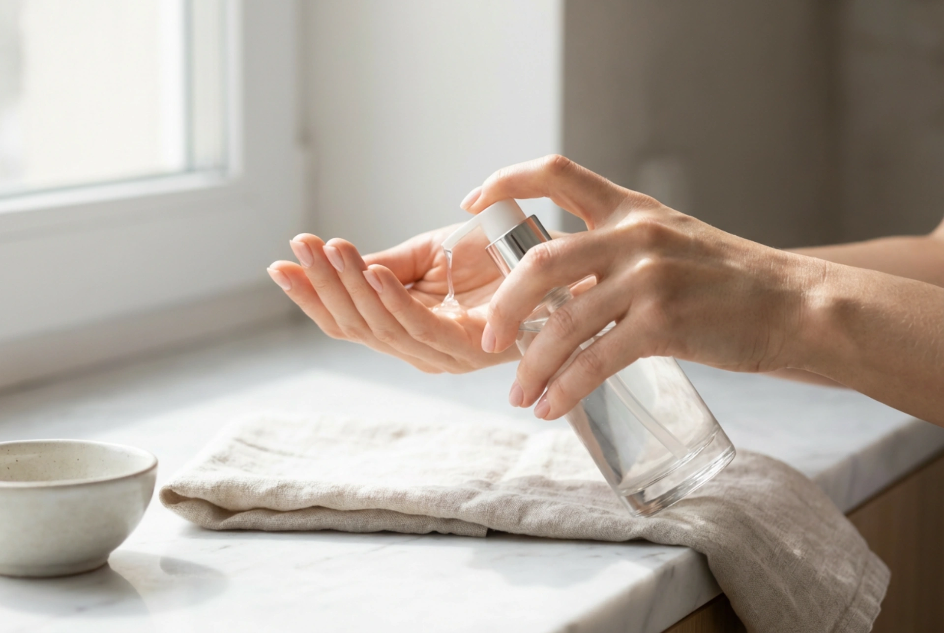 Désinfectant pour les mains : utilisation sûre et protection de la peau