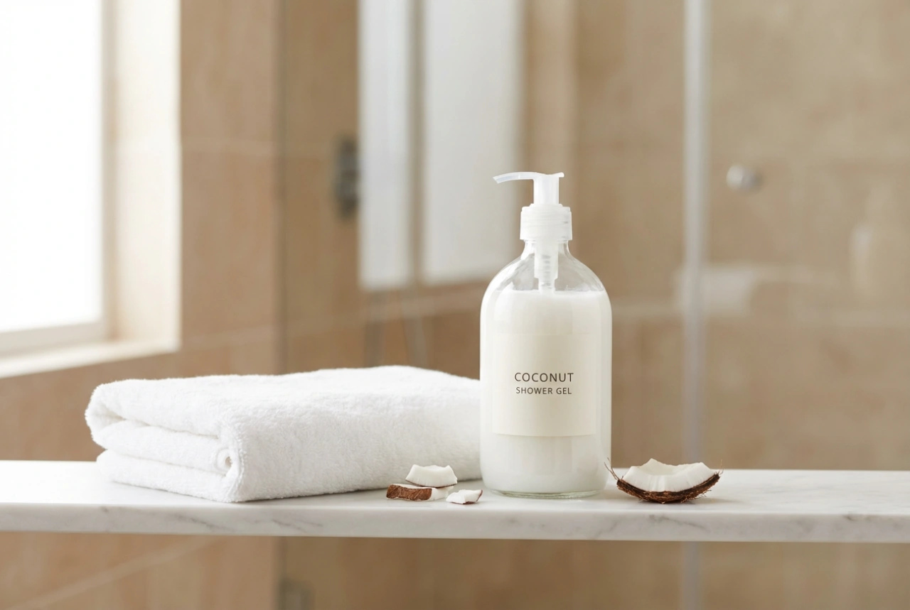 Gel douche à la noix de coco : soin de la peau et comment éviter la sensation collante