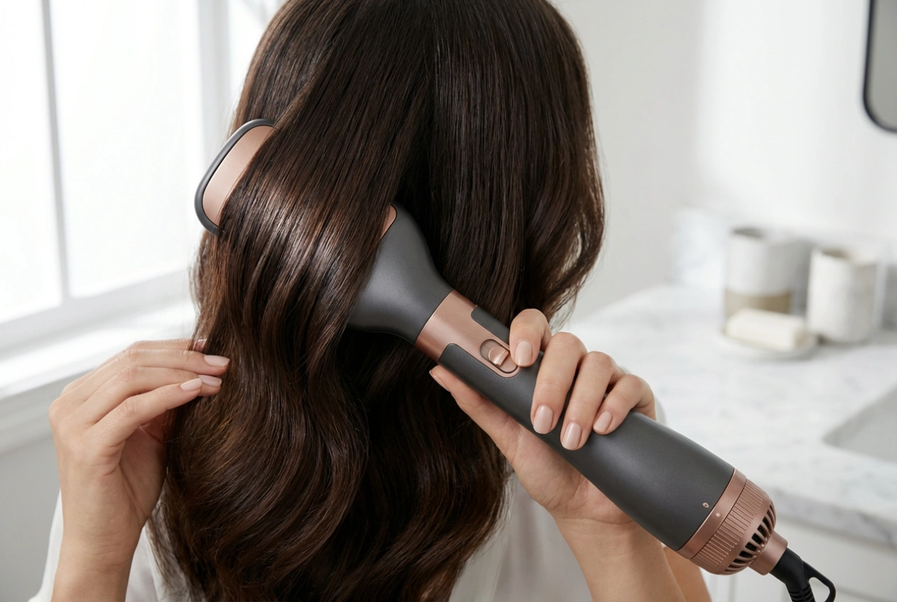 Sèche-cheveux brosse : coiffer en séchant et maîtriser la tension des mèches