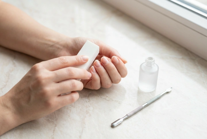 Manucure semi-permanente pour débutants : préparation de l'ongle et application