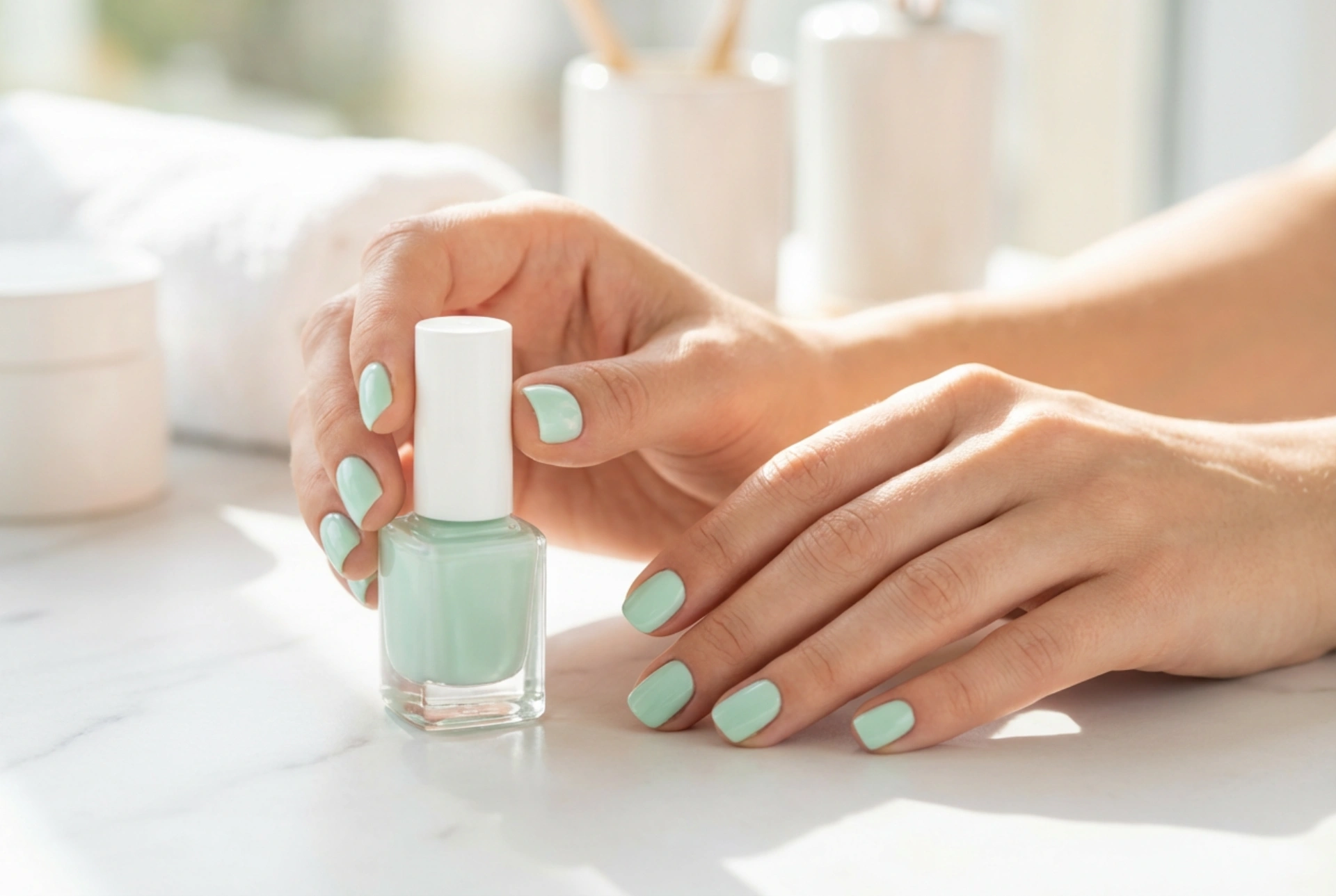 Ongles menthe pour le quotidien et l'été : comment choisir sa nuance et réussir sa pose