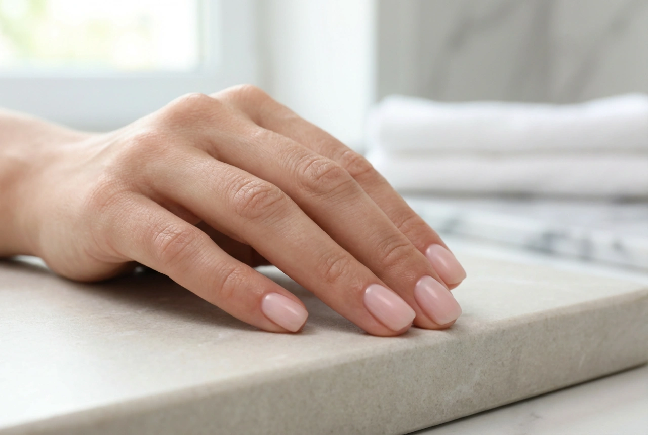 Manucure hybride sur ongles courts sans inonder les cuticules : forme et application