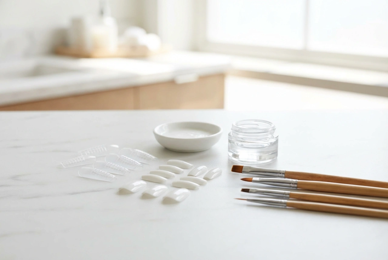 Accessoires pour le rallongement des ongles : capsules, chablons et techniques
