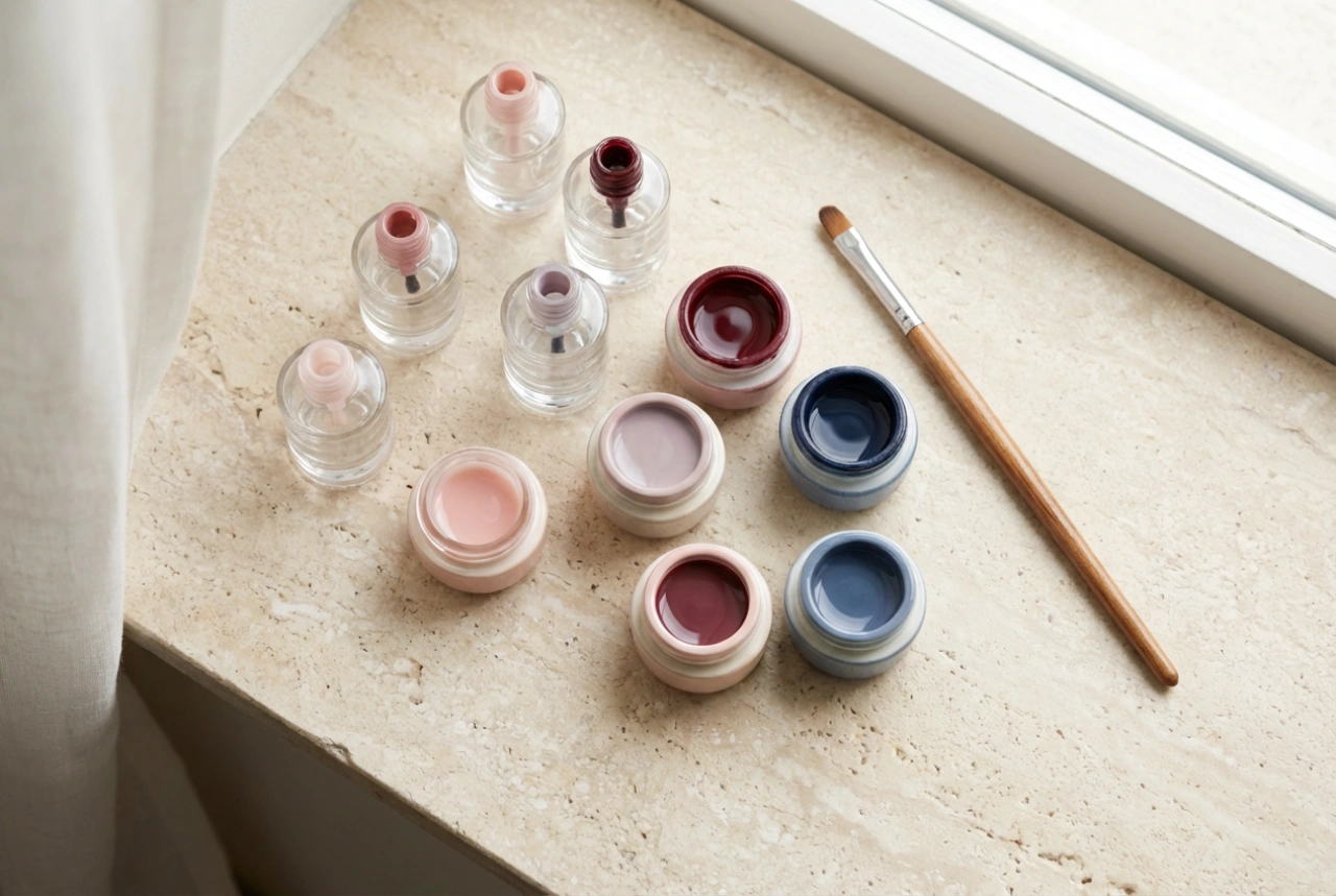 Kit de gels pour ongles : types de viscosité, couleurs et utilisations