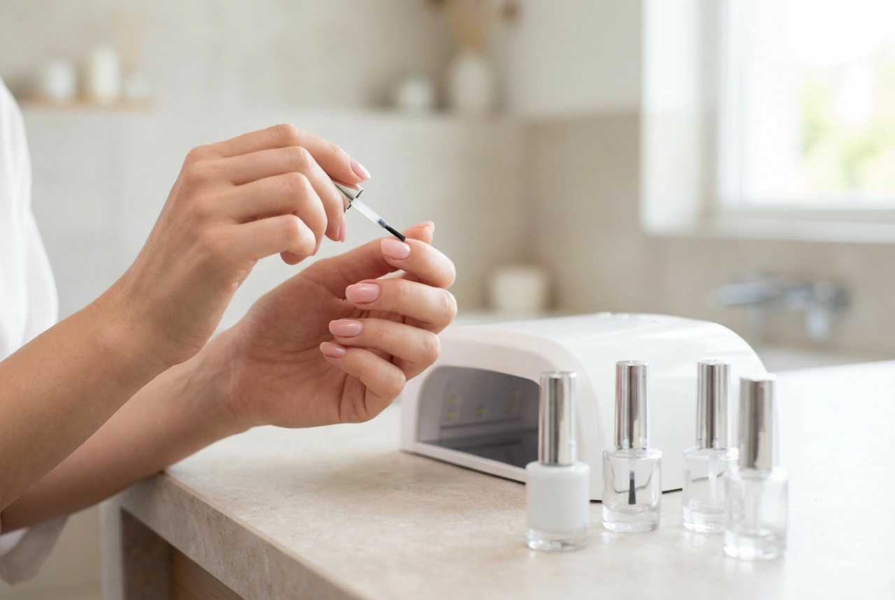 Manucure semi-permanente à la maison : préparation, application et catalyse pas à pas