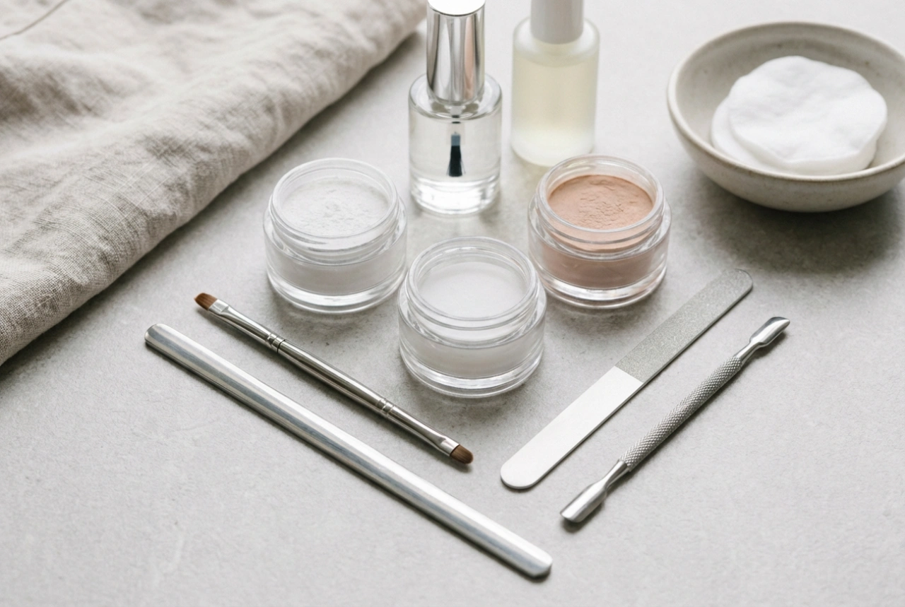 Kit de manucure au titane : contenu et technique d'application étape par étape
