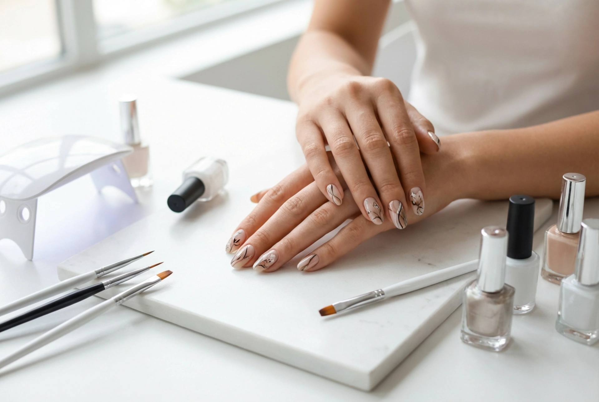 Décoration des ongles semi-permanents pas à pas : outils, techniques, fixation