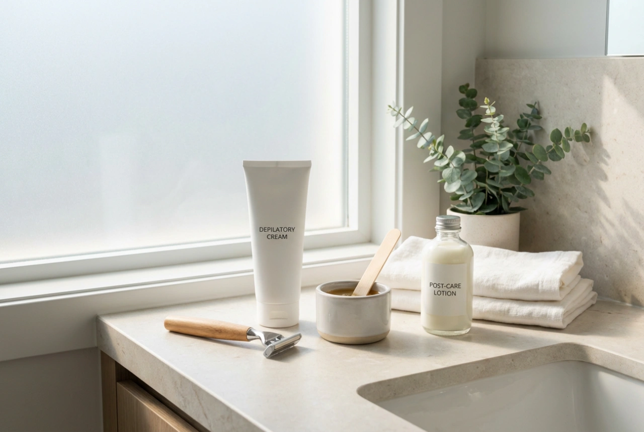 Épilation des jambes à la maison : rasage, crème et cire, et soins après