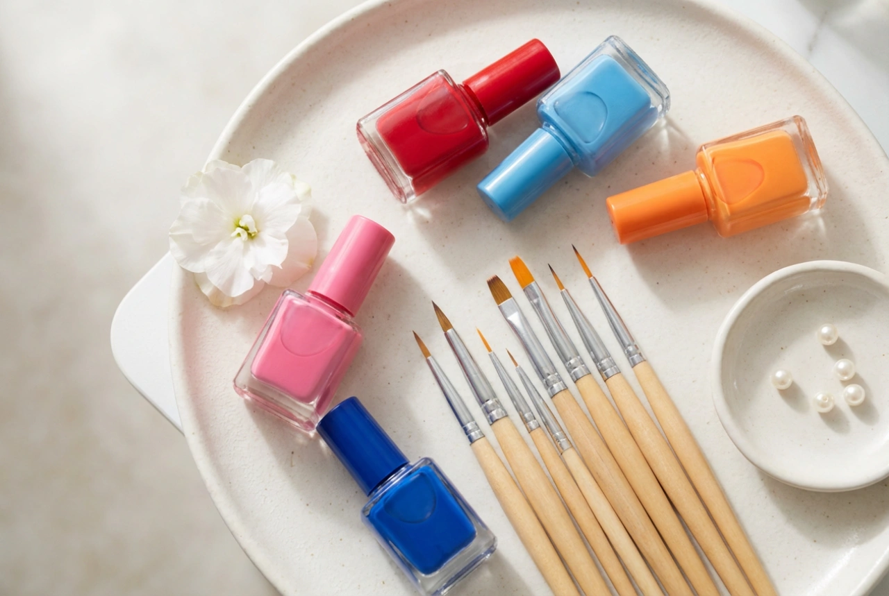 Vernis pour la décoration des ongles : types, pinceaux et techniques d'application