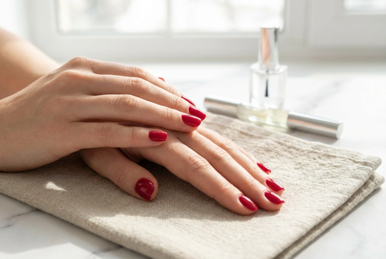 Manucure classique avec pose de vernis : préparation, technique, fixation