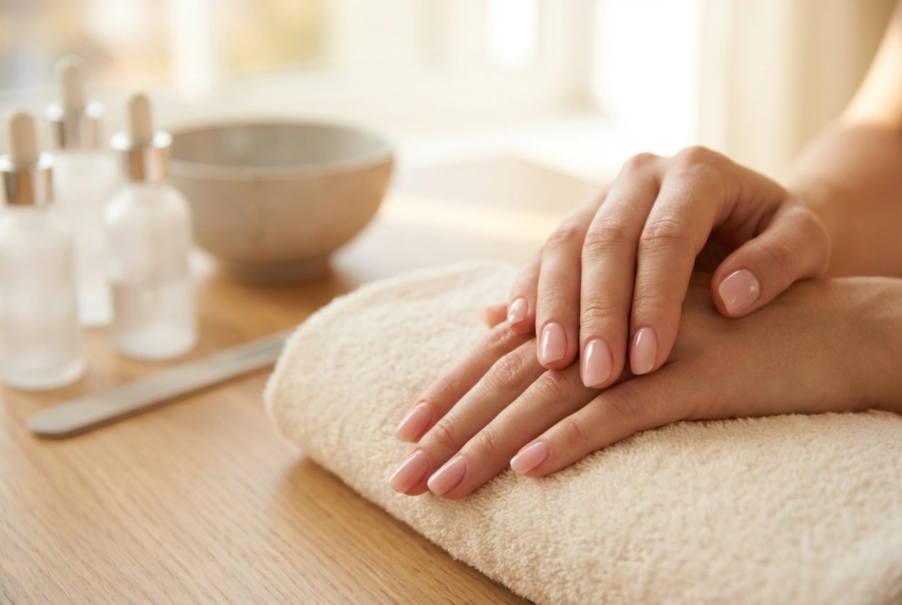 Manucure hybride naturelle à la maison : de la préparation de l'ongle à la finition délicate