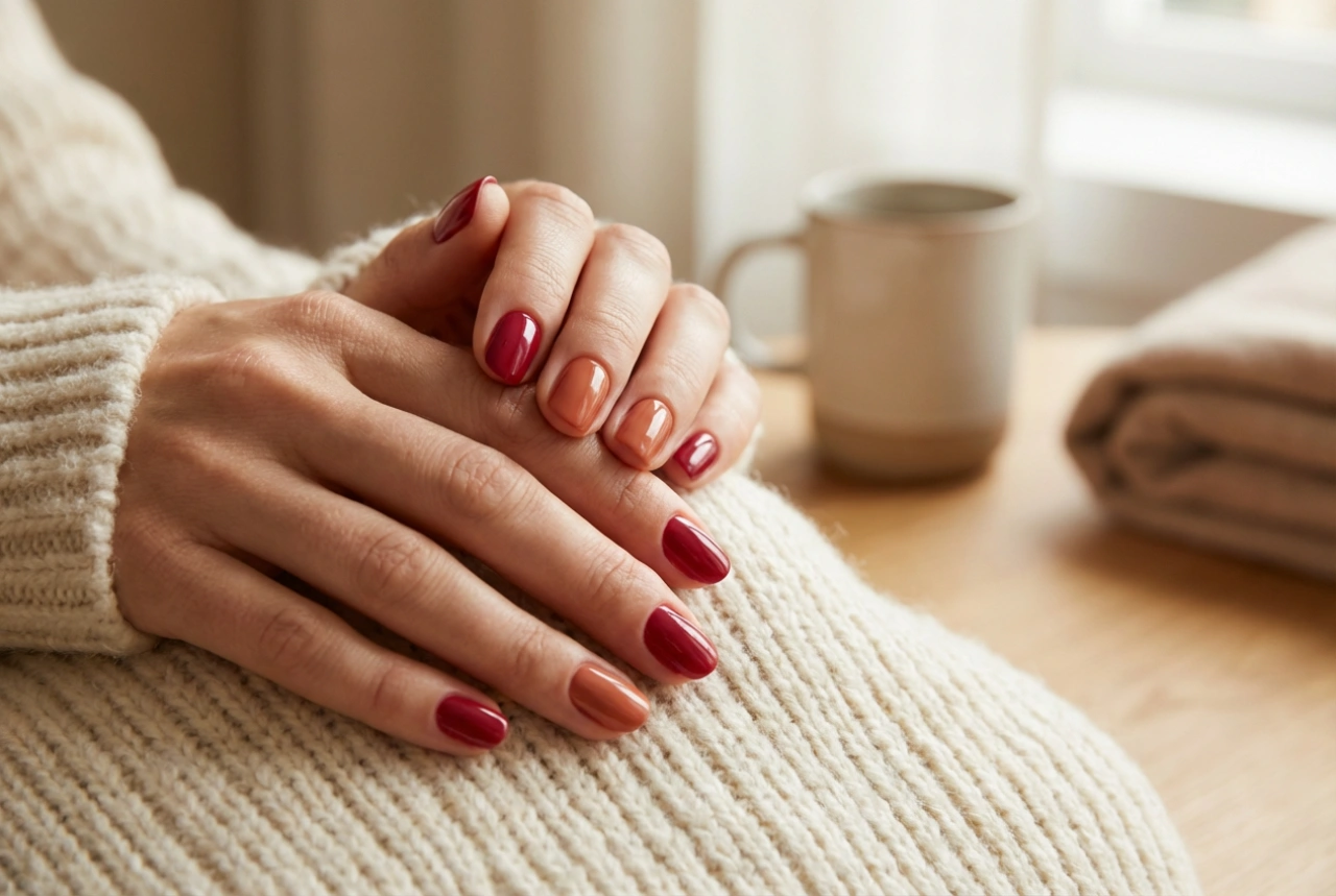 Styles pour les jours frais : des ongles semi-permanents d'automne sans complications