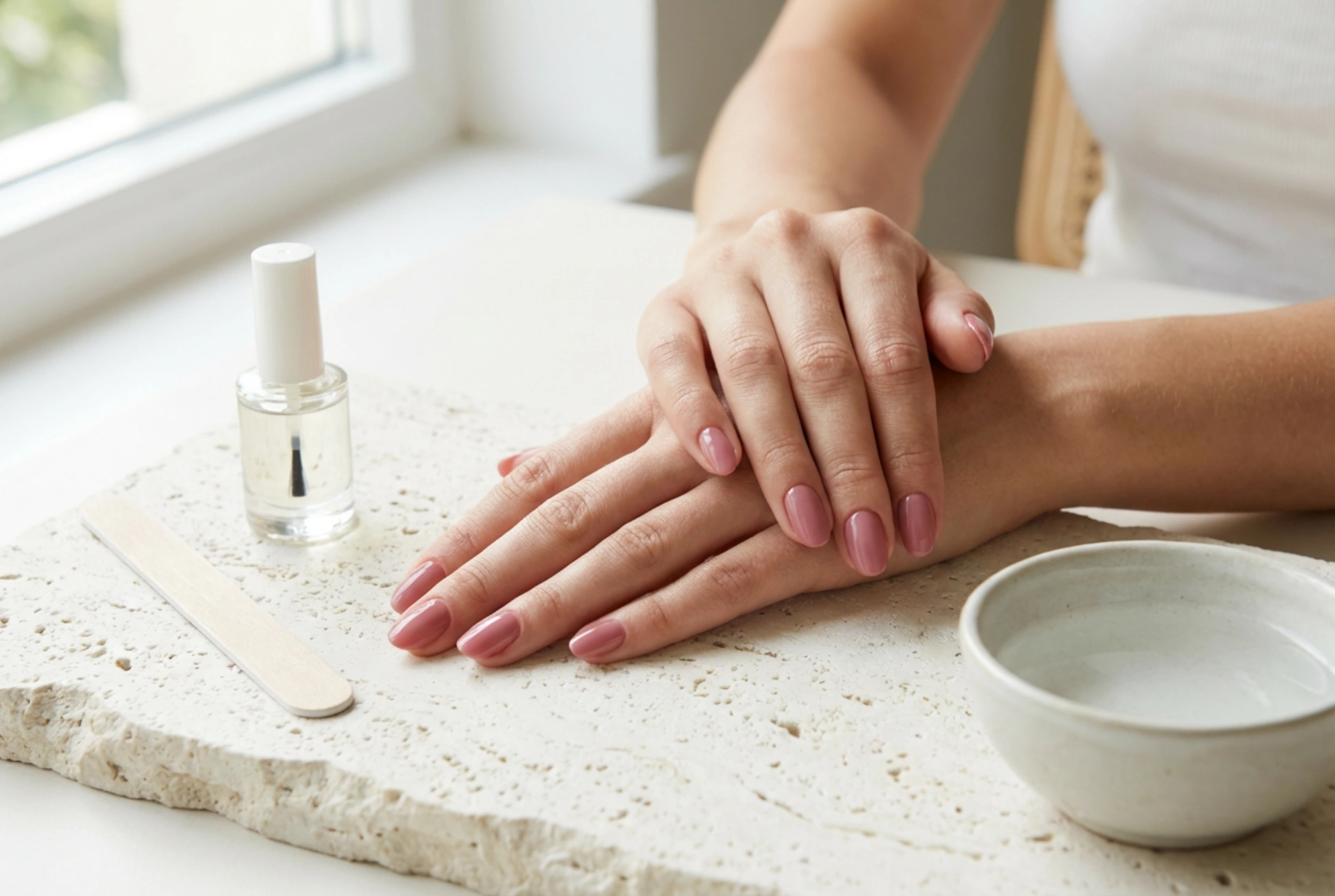 Ongles et manucure hybride : étape par étape, préparation et application