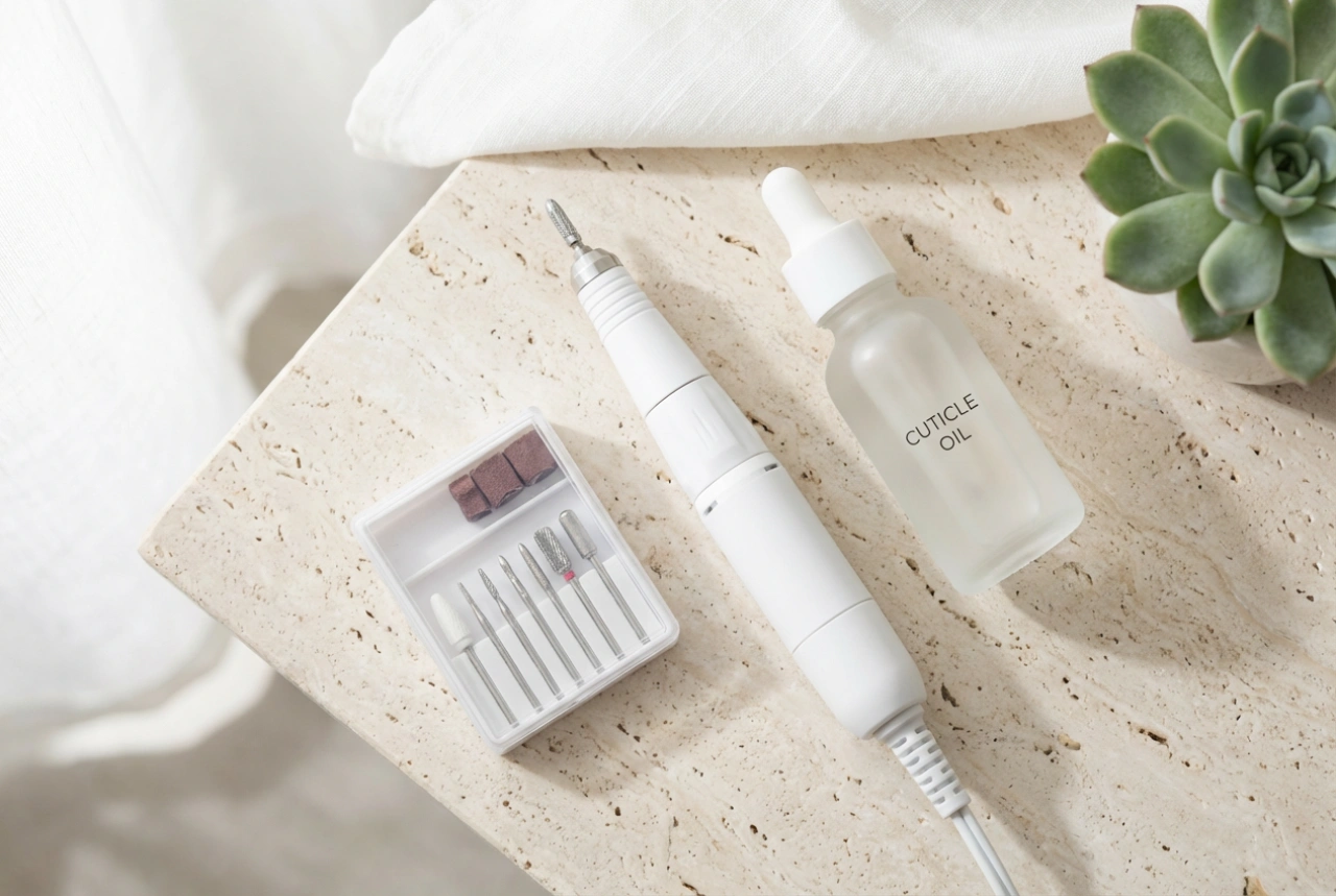 Utiliser une ponceuse à ongles à la maison : bases, embouts et soins