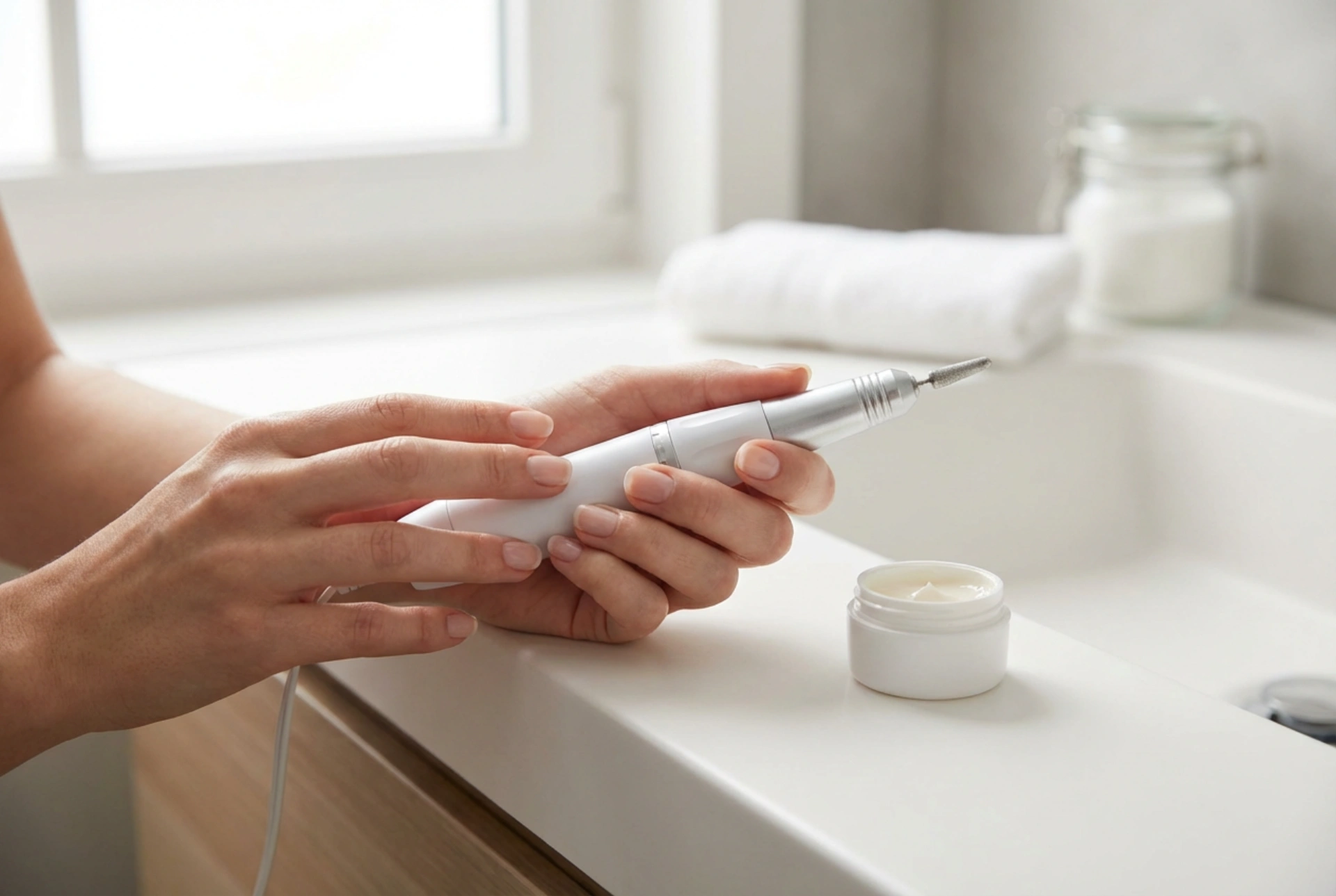 Première ponceuse à ongles pour débutants : réglages, prise en main et apprentissage