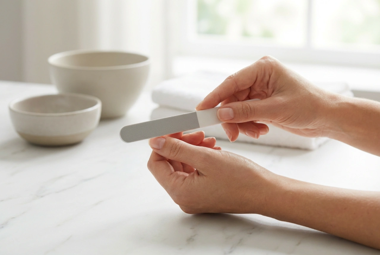 Lime à ongles 180/240 : matifier et lisser étape par étape