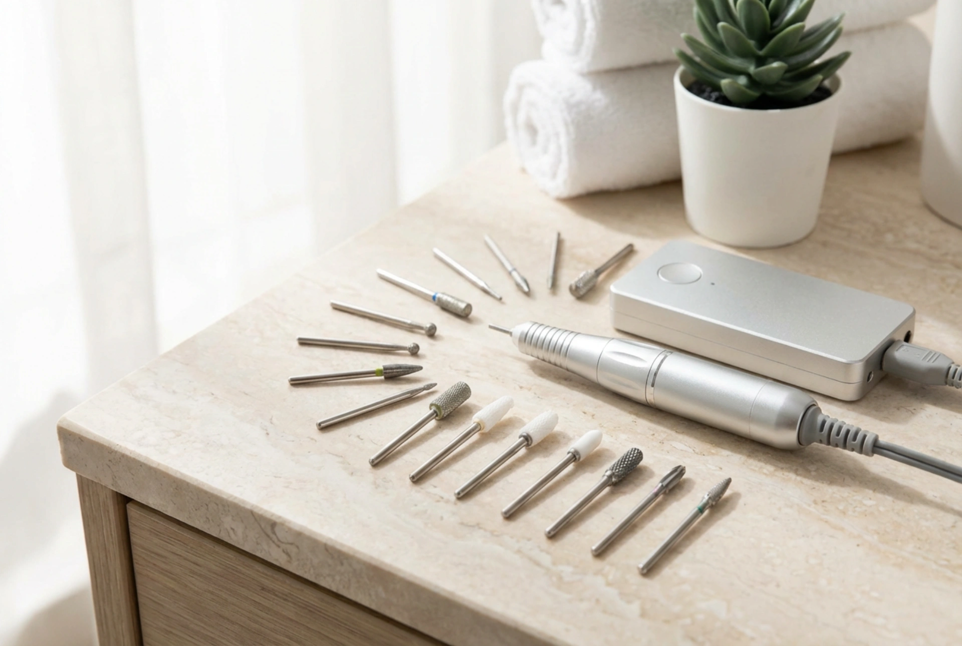Ponceuse pour cuticules et ongles : choix des embouts, technique, hygiène