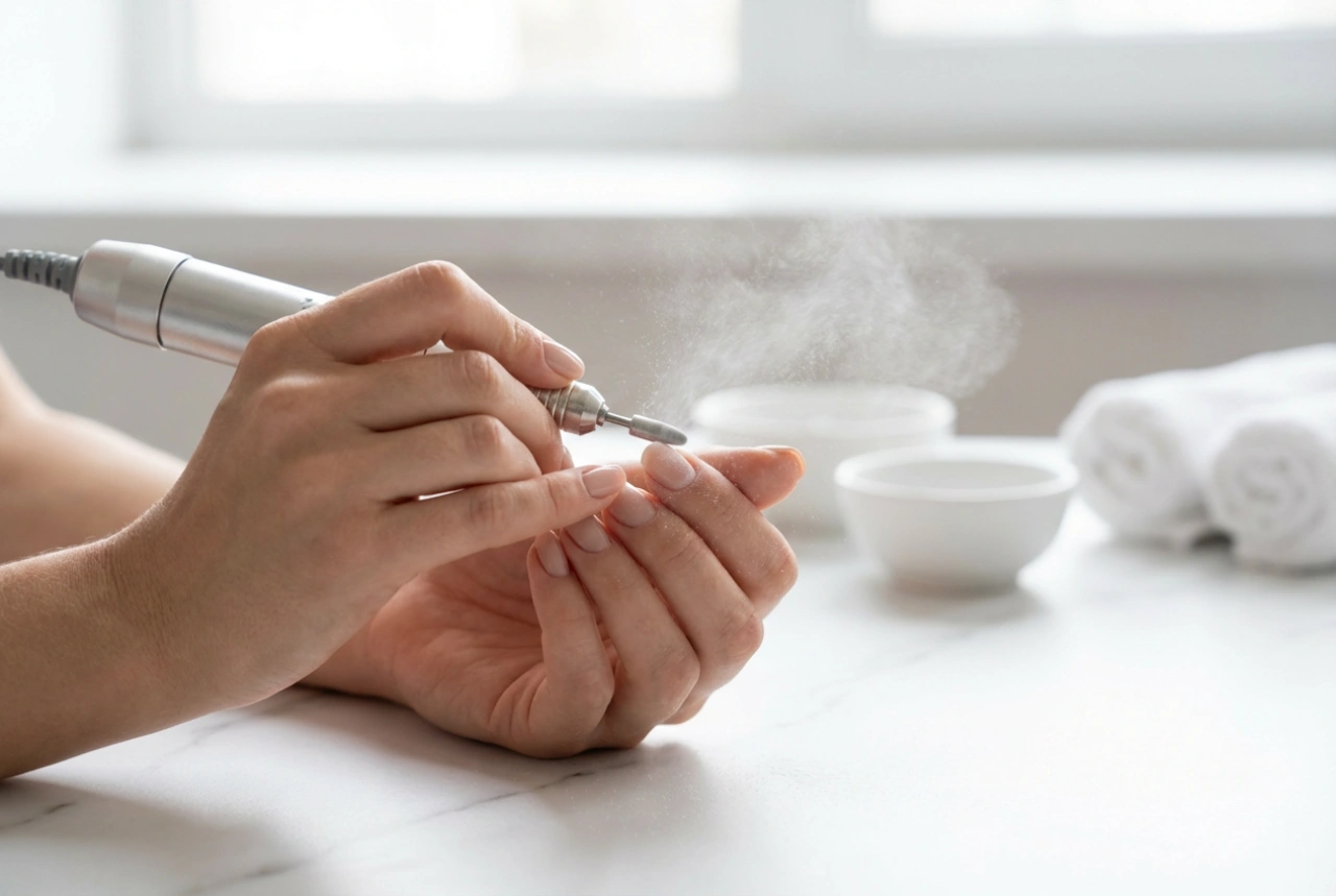 Retirer le vernis semi-permanent avec une ponceuse : réglages, technique et erreurs courantes