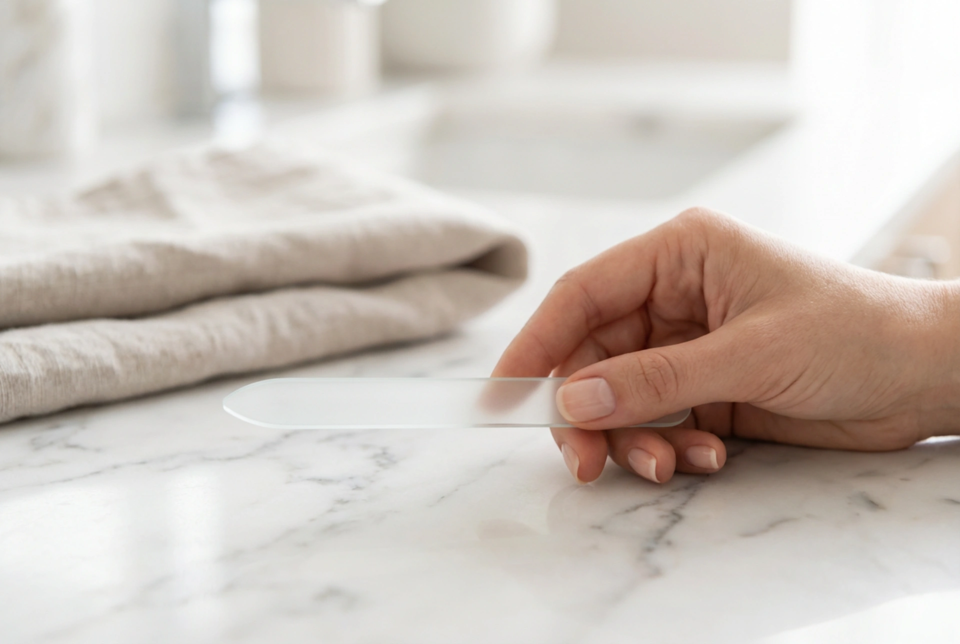 Limes à ongles en verre : avantages, technique de limage et entretien