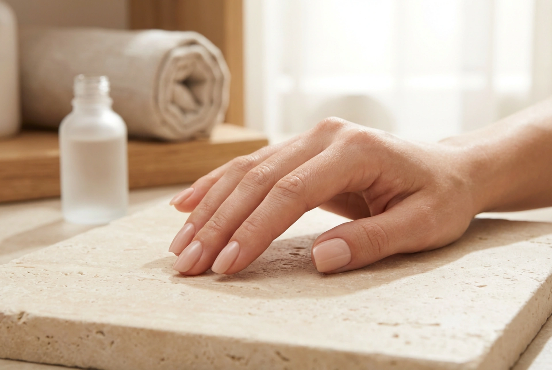 Ongles : couleurs naturelles sans traces, choix de la teinte et application