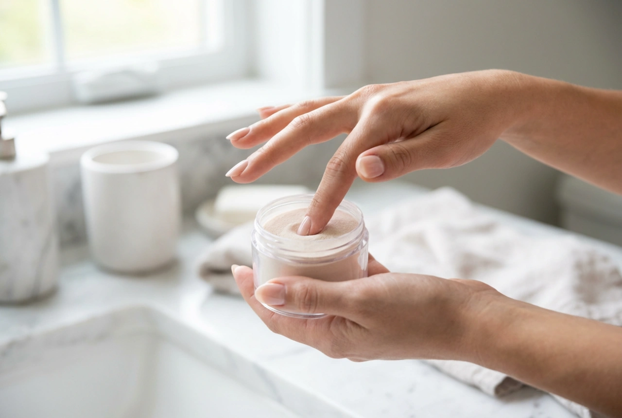 Manucure en poudre pas à pas : préparation de la plaque et technique d'immersion