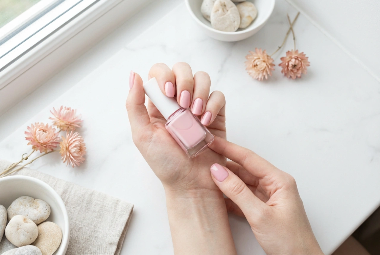 De magnifiques ongles roses sans traces : choisir la bonne teinte et appliquer avec soin