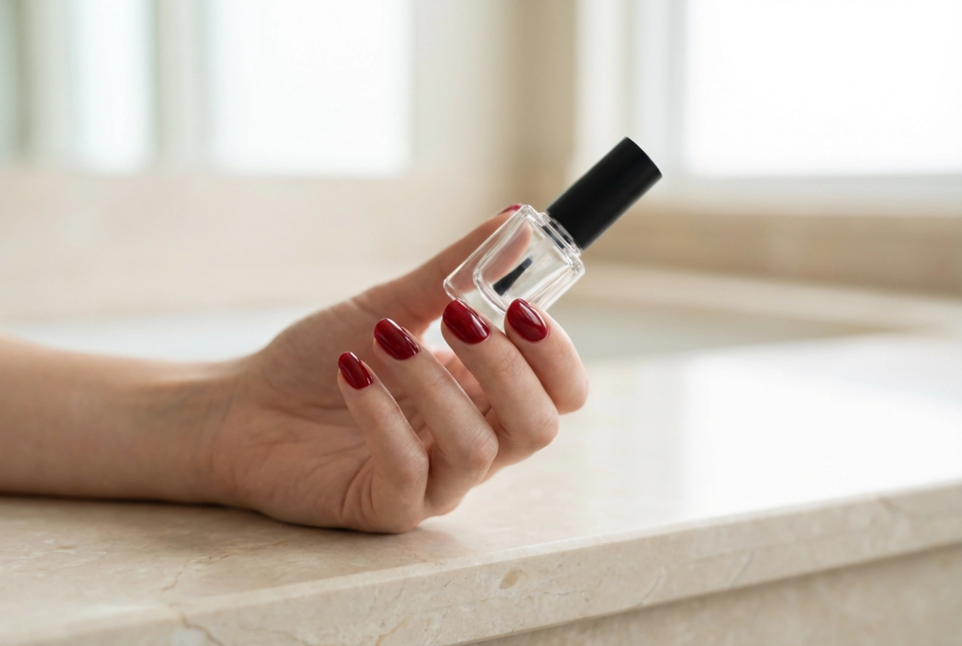 Ongles rouges parfaits : préparation, application et fixation