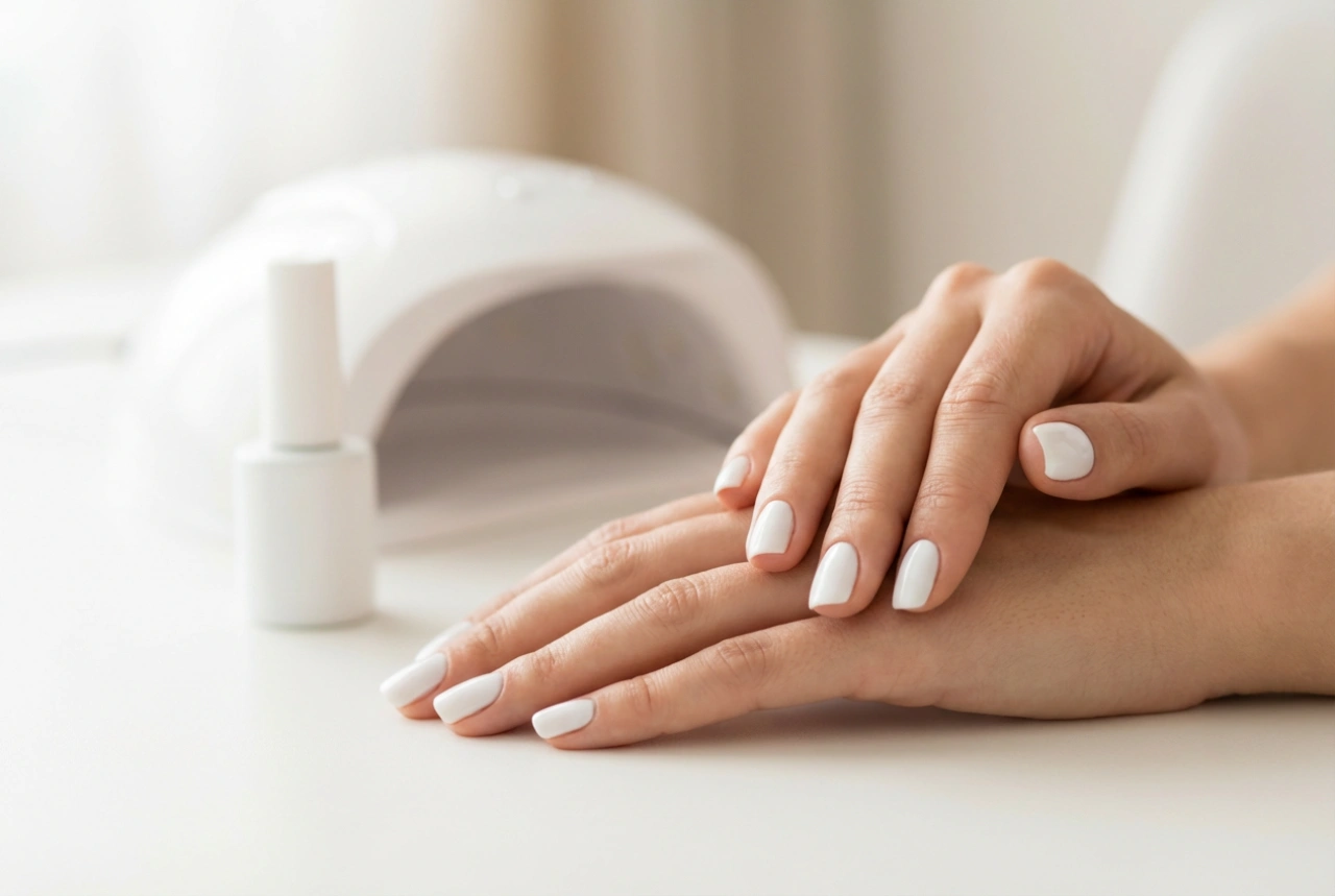 Manucure semi-permanente blanche : préparation et catalysation étape par étape