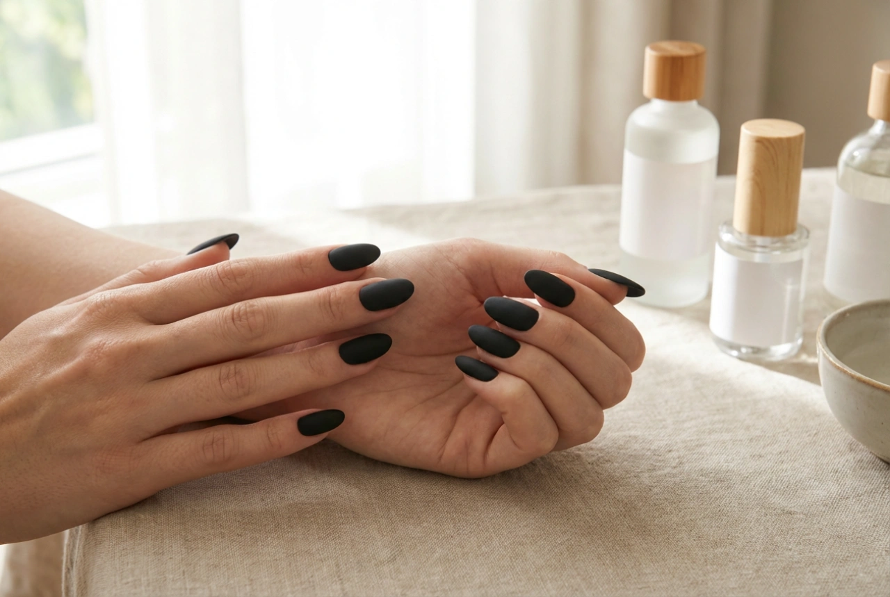 Ongles noir mat : comment obtenir un effet mat parfait et sans traces