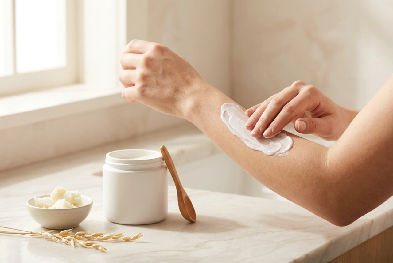 Baume pour peau sèche : choix des ingrédients et application après le bain