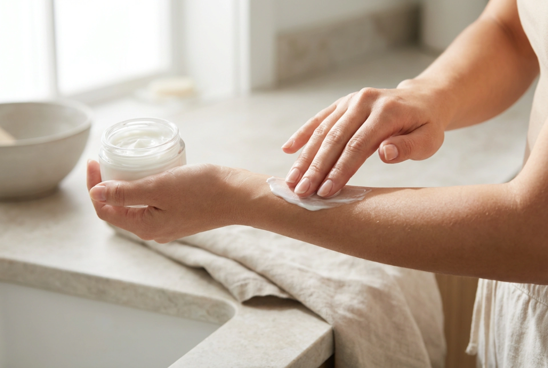 Le rétinol dans les soins corporels : baume pour le corps au rétinol et application délicate