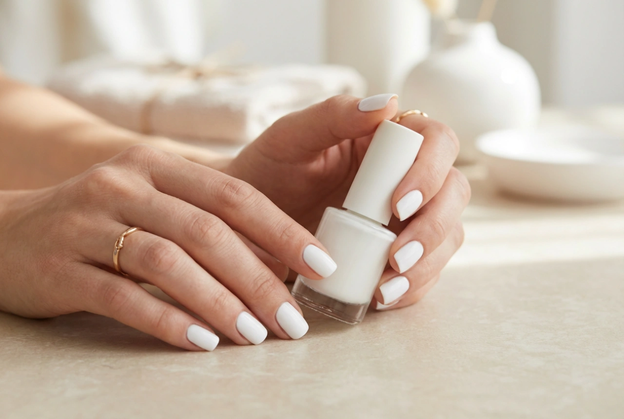 Ongles semi-permanents blancs : un blanc parfait sans traces ni jaunissement