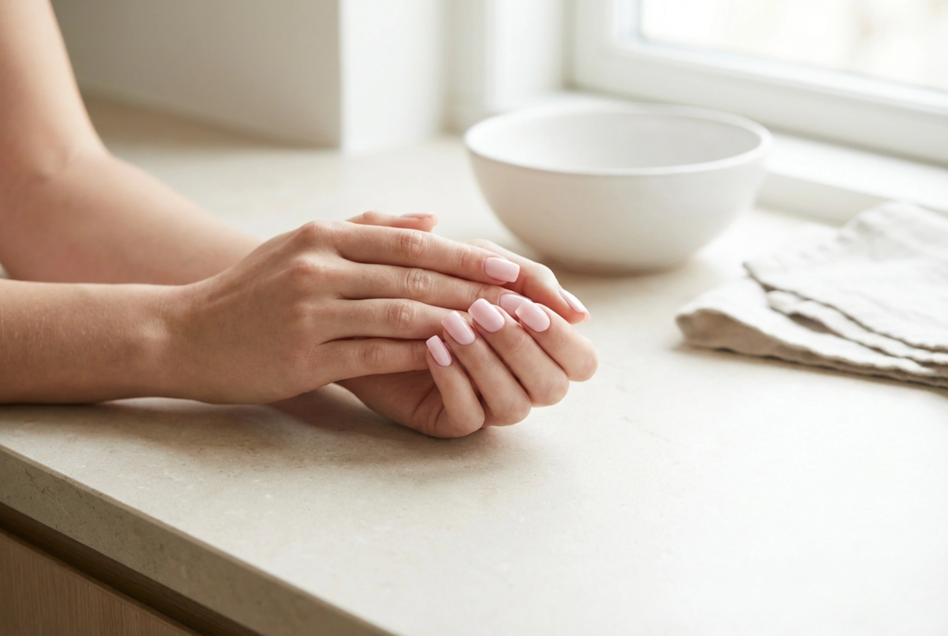 Ongles carrés roses : comment obtenir des bords doux et une couvrance impeccable