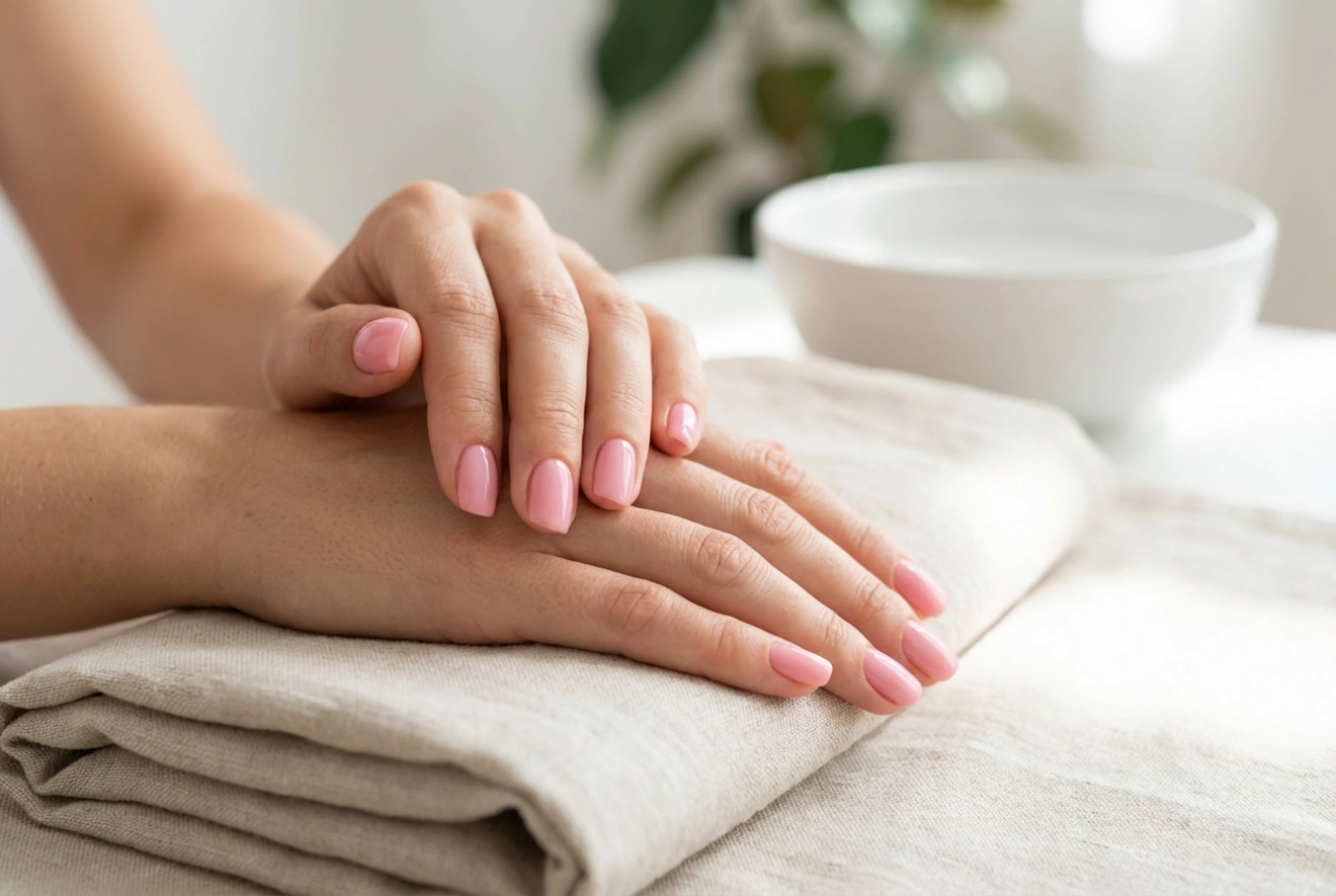Manucure semi-permanente : des ongles roses parfaits étape par étape