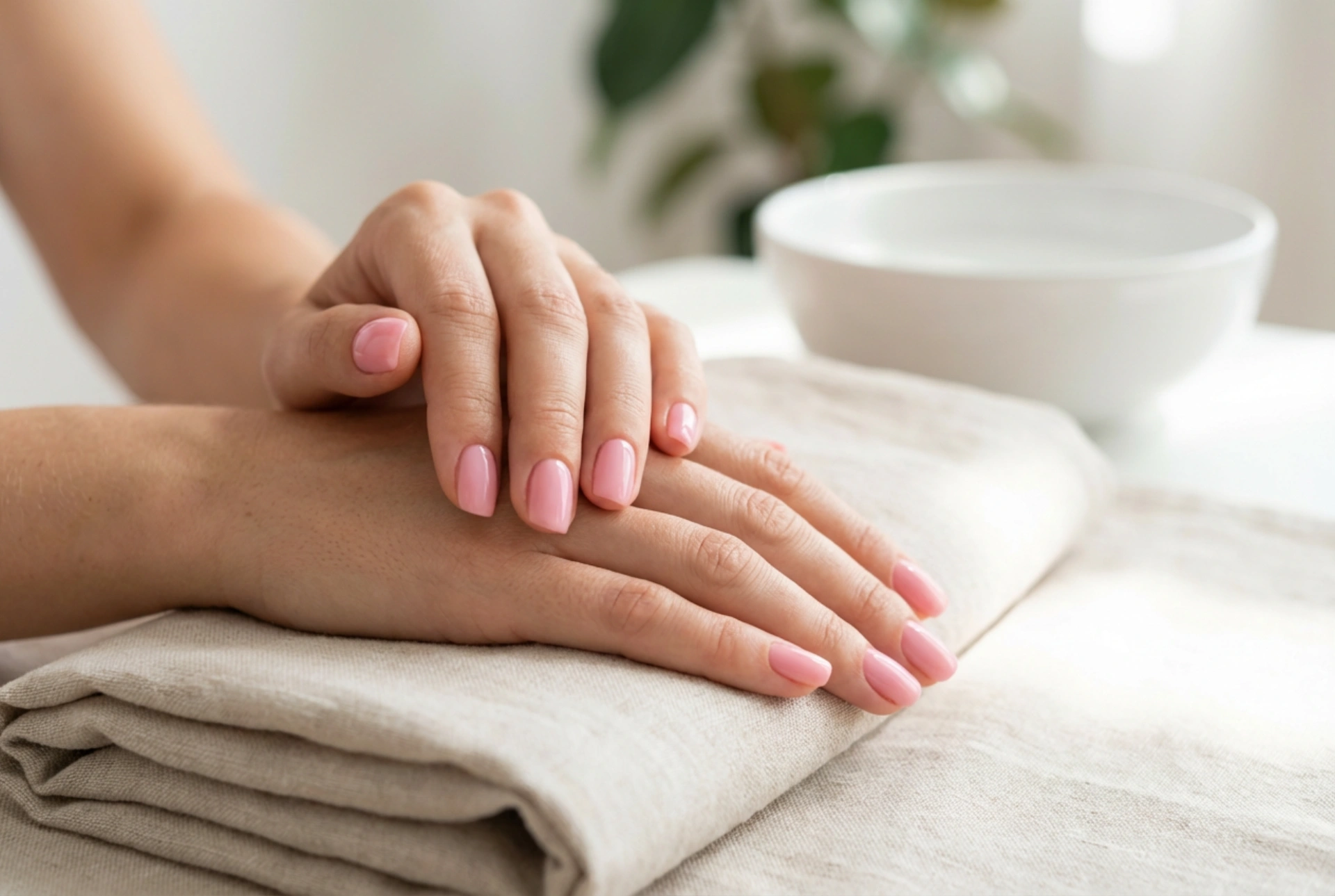 Manucure semi-permanente : des ongles roses parfaits étape par étape
