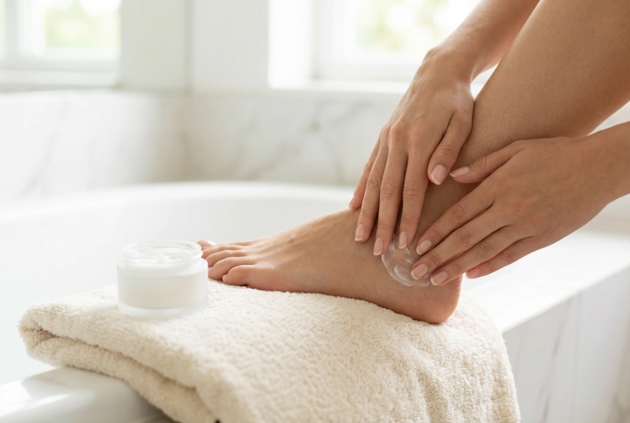 Peau rugueuse et callosités des pieds : gommage, masques et crèmes étape par étape
