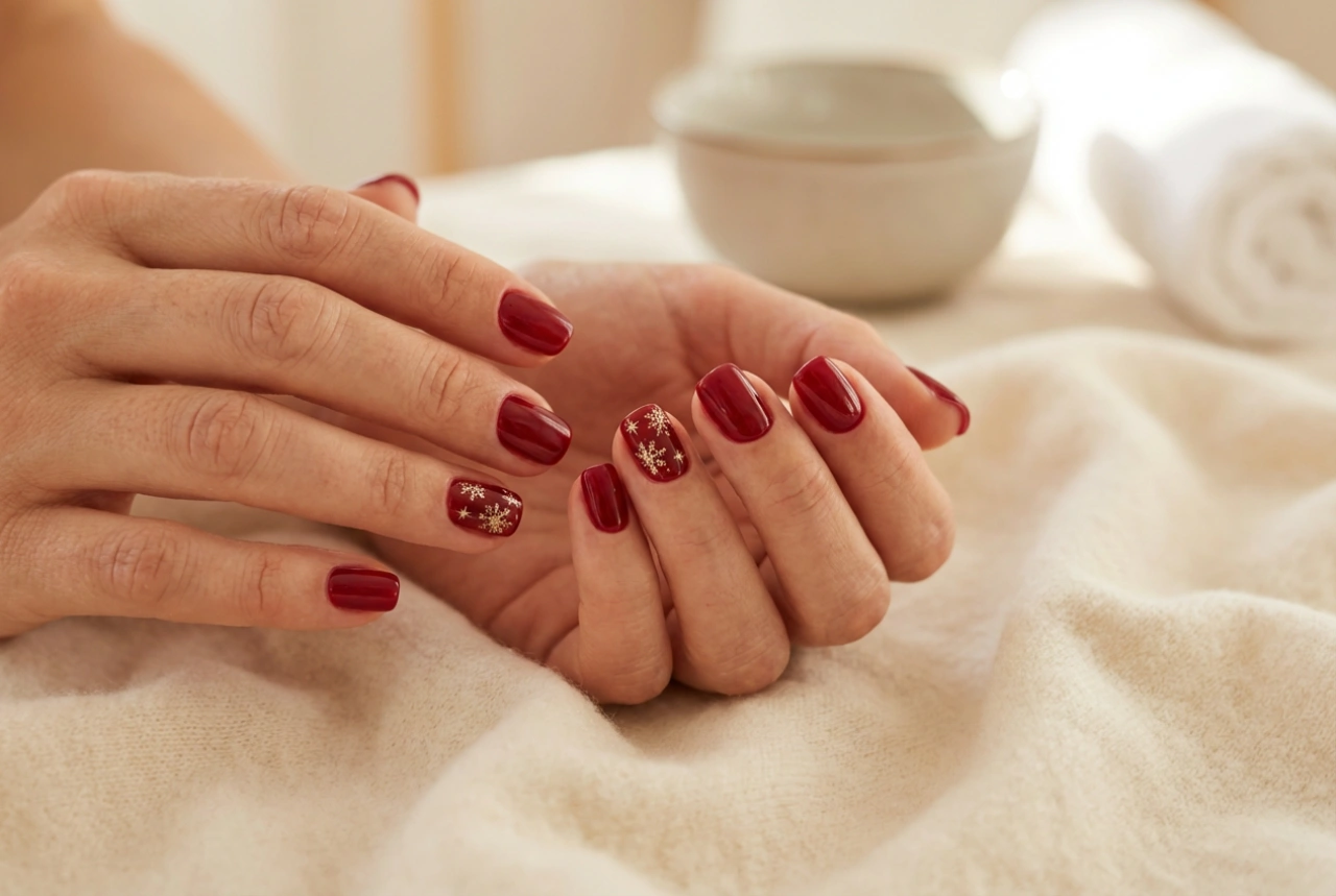 Ongles de Noël rouges : techniques de pose et décorations