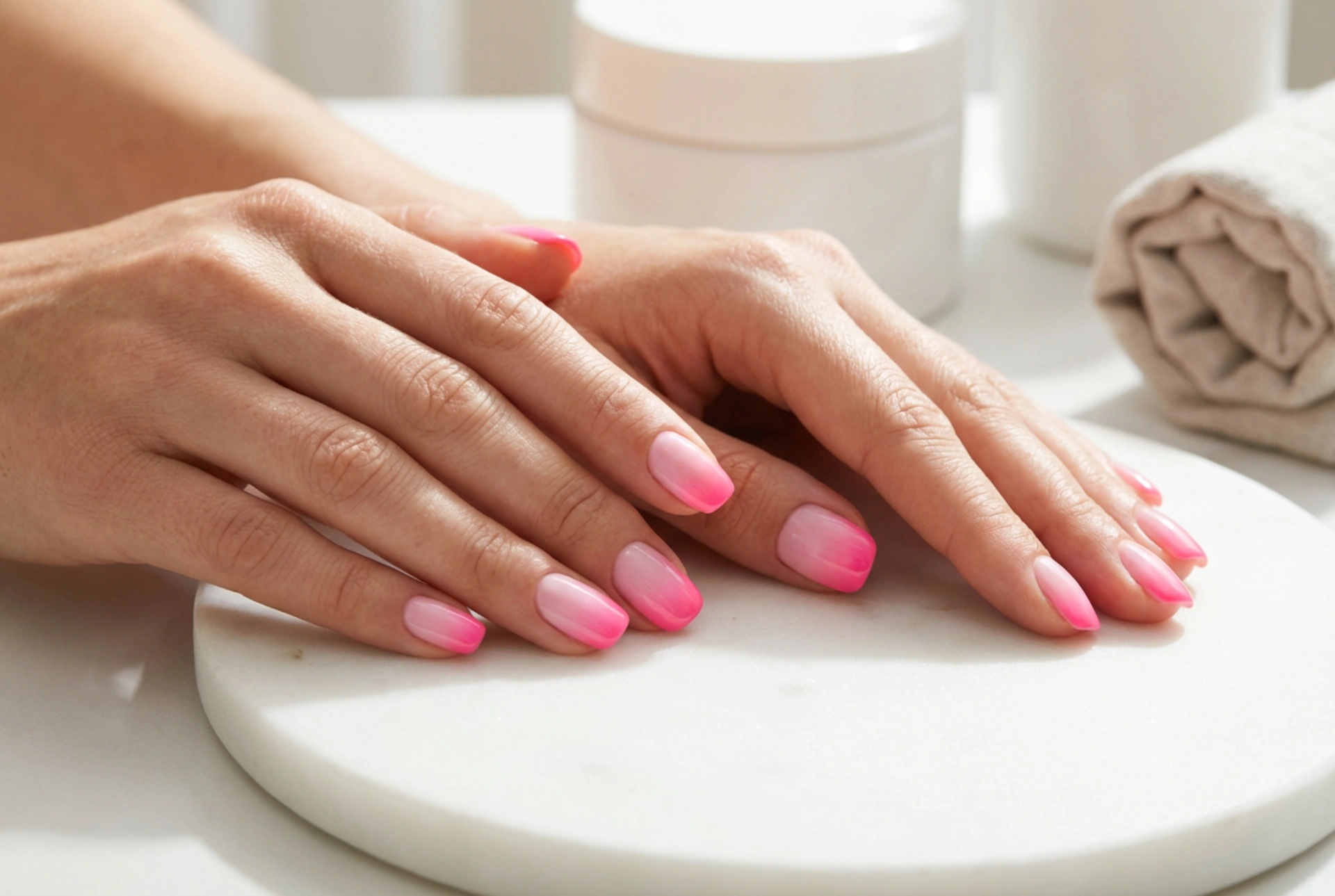 Ongles ombré rose pas à pas : du baby boomer au néon