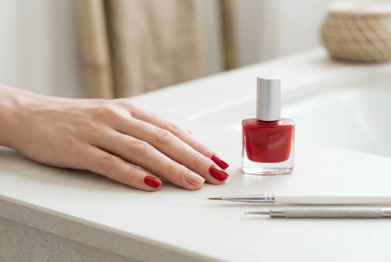 Motifs pour ongles rouges : techniques simples, outils et erreurs courantes