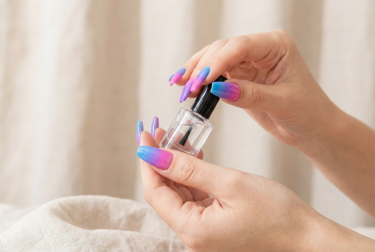 Ongles ombre colorés sans traces : comment associer les couleurs et fixer le résultat